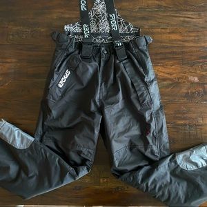 Spyder ski pants with suspenders